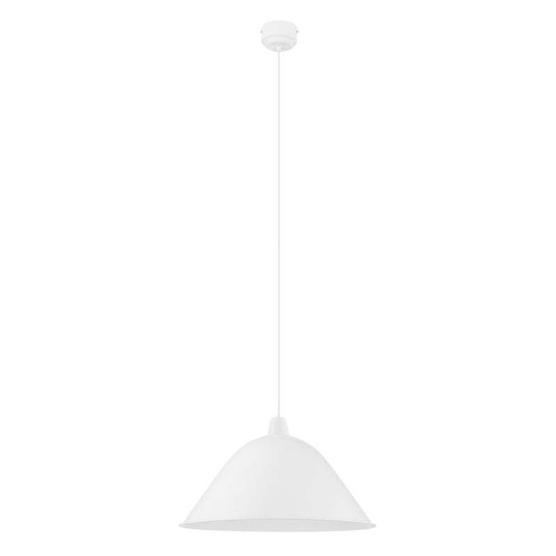 Lampa wisząca GoodHome Calume 1-punktowa E27 48 cm biała