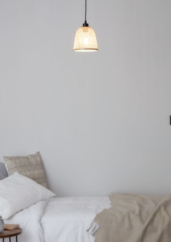 Lampa wisząca GoodHome Calume 1 x 60 W E27 18 cm bambus