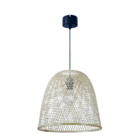 Lampa wisząca GoodHome Calume 1 x 60 W E27 38 cm bambus