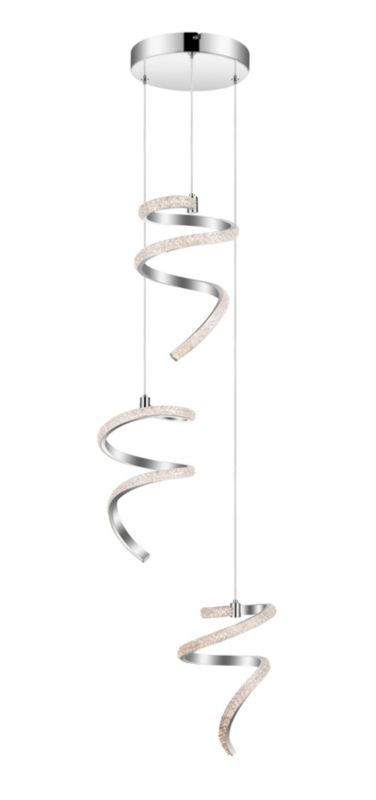 Lampa wisząca GoodHome Darien 3000 lm 3000 K chrom DIM