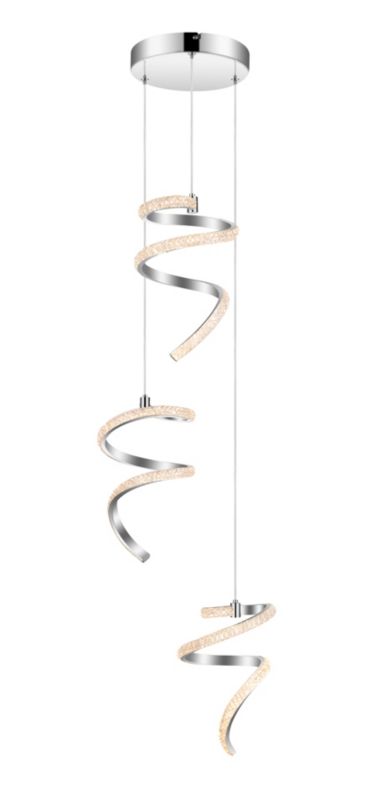 Lampa wisząca GoodHome Darien 3000 lm 3000 K chrom DIM