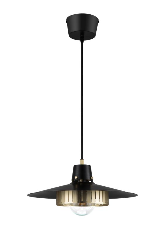 Lampa wisząca GoodHome Delagoa 1-punktowa E27 czarna