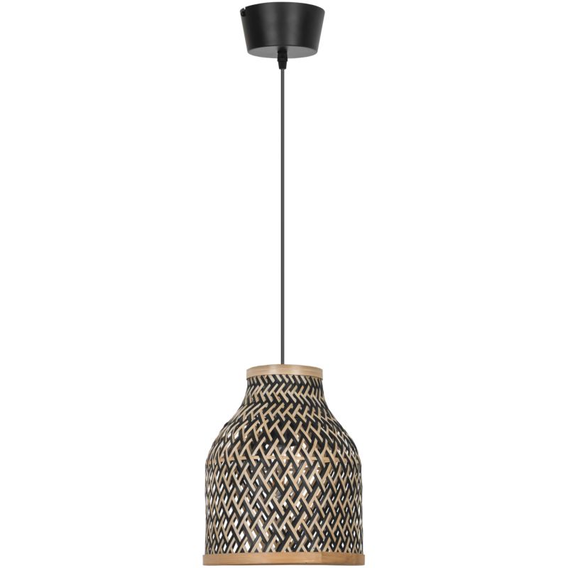Lampa wisząca GoodHome Dewsbury 1-punktowa E27 bambus