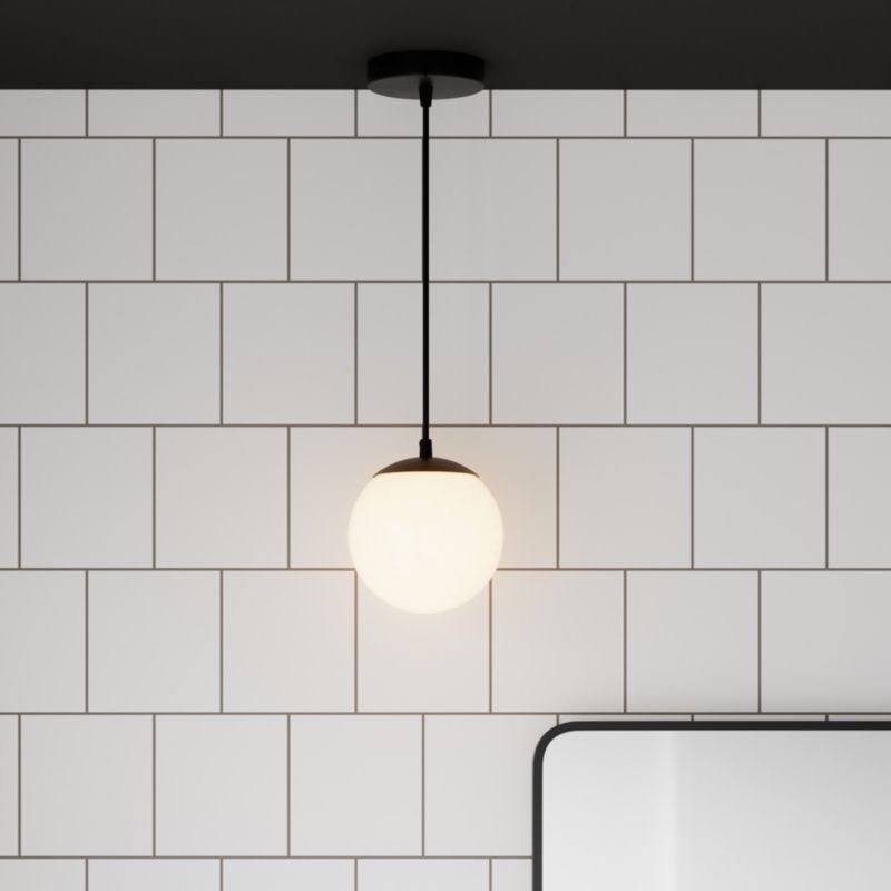 Lampa wisząca GoodHome Dorres E14 IP44 czarny matowy