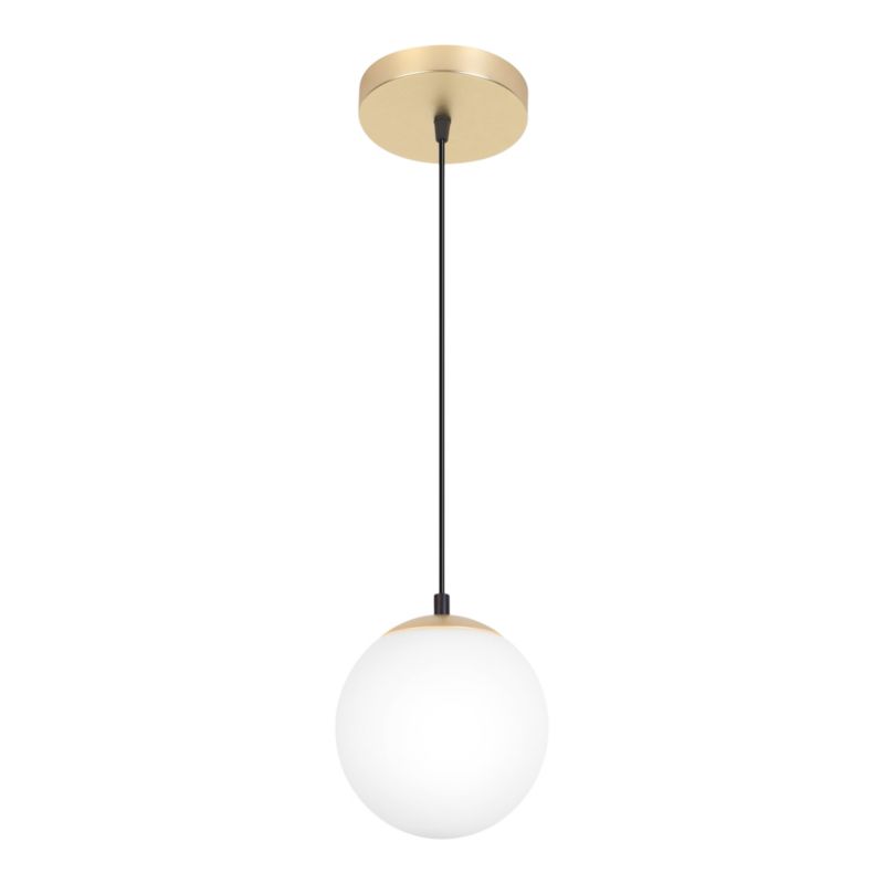 Lampa wisząca GoodHome Dorres E14 IP44 złota matowa