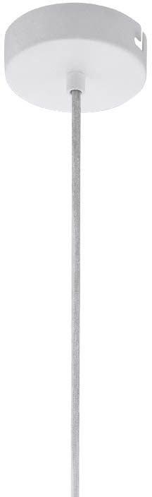Lampa wisząca GoodHome Eradu 1-punktowa E27 biała