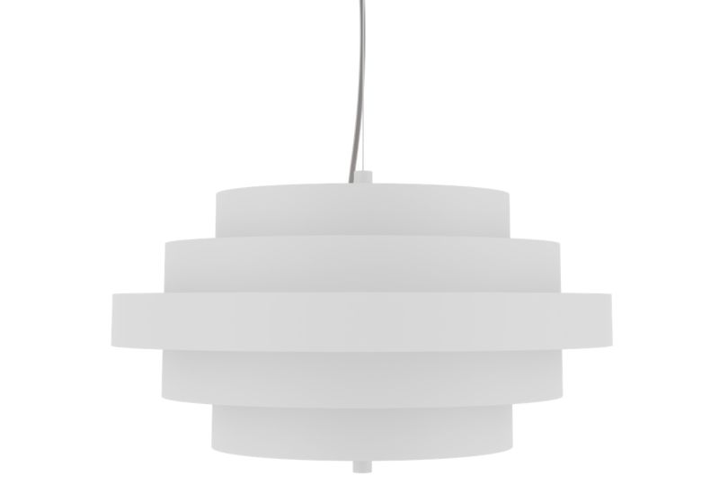 Lampa wisząca GoodHome Euboea 1-punktowa E27 biały mat