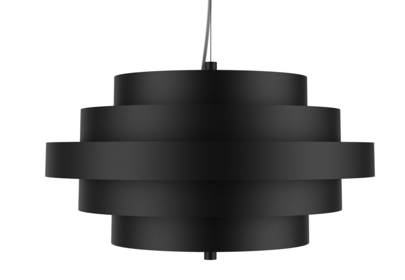 Lampa wisząca GoodHome Euboea 1-punktowa E27 czarny mat