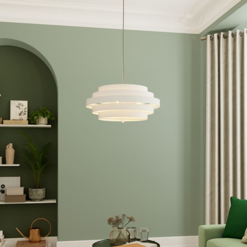 Lampa wisząca GoodHome Euboea 3-punktowa E27 biały mat