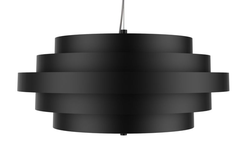 Lampa wisząca GoodHome Euboea 3-punktowa E27 czarny mat