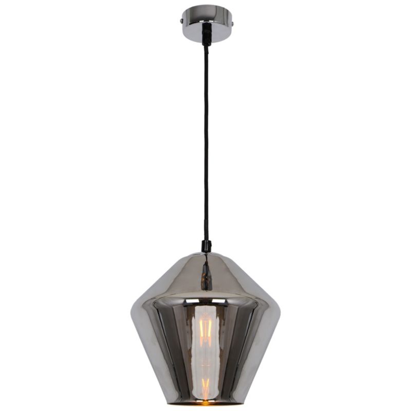 Lampa wisząca GoodHome Flachee 1-punktowa E27 chrom