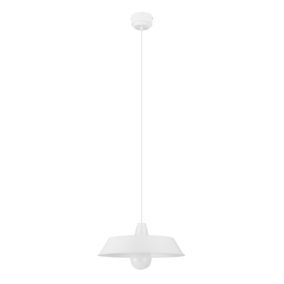 Lampa wisząca GoodHome Gammuse 1-punktowa E27 biała