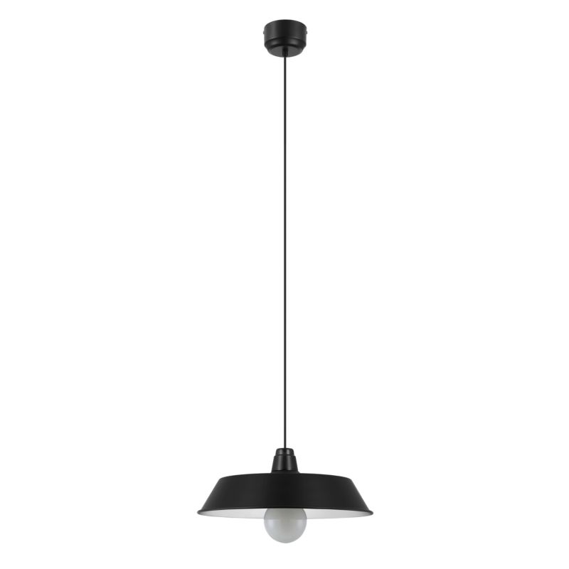 Lampa wisząca GoodHome Gammuse 1-punktowa E27 czarna