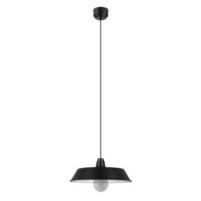 Lampa wisząca GoodHome Gammuse 1-punktowa E27 czarna