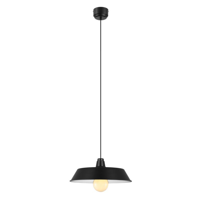 Lampa wisząca GoodHome Gammuse 1-punktowa E27 czarna