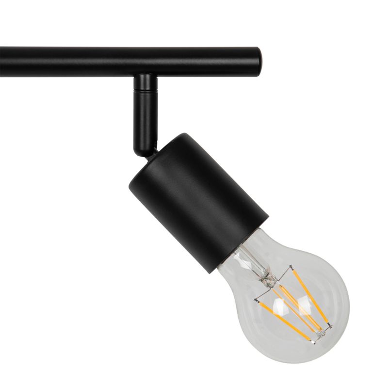 Lampa wisząca GoodHome Ghlin 5-punktowa E27 czarna