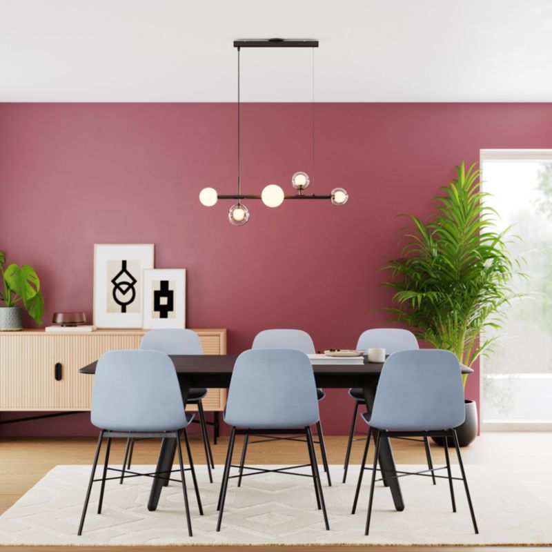 Lampa wisząca GoodHome Hauraki 5-punktowa G9 czarna