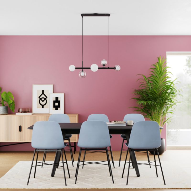 Lampa wisząca GoodHome Hauraki 5-punktowa G9 czarna