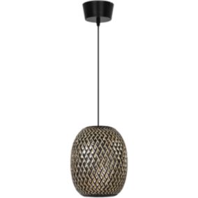 Lampa wisząca GoodHome Havant 1-punktowa E27 bambus