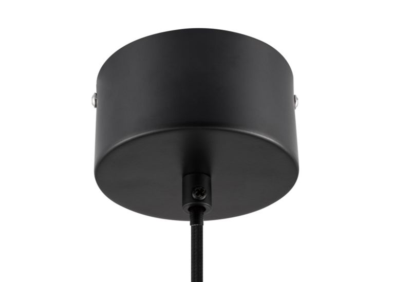 Lampa wisząca GoodHome Heyka 1-punktowa E27 120 cm czarna