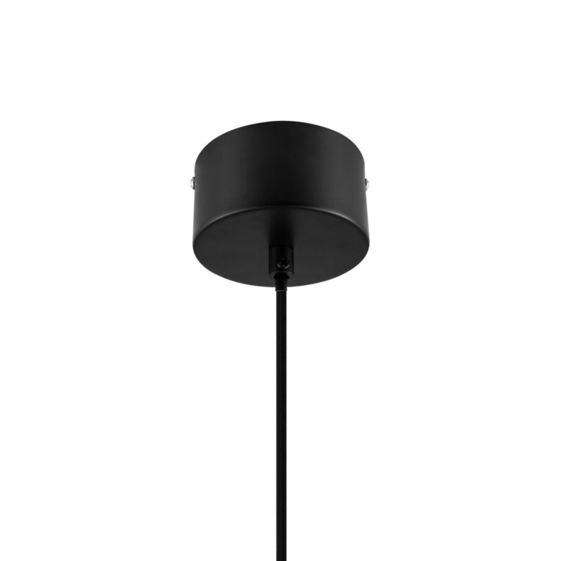 Lampa wisząca GoodHome Heyka 1-punktowa E27 61 cm czarna