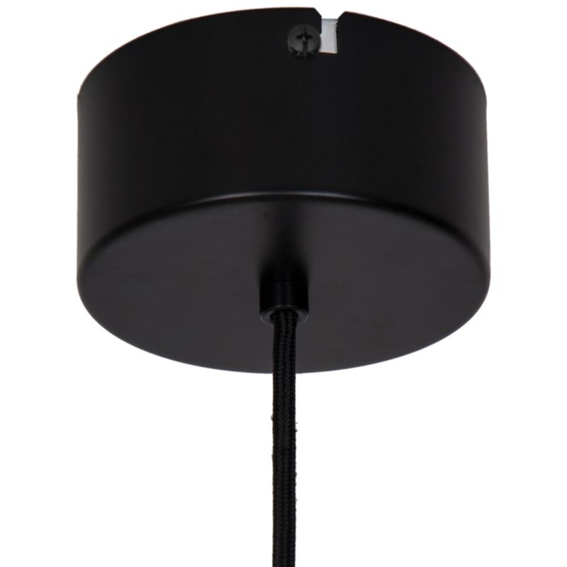 Lampa wisząca GoodHome Hibonit 1-punktowa E27 45 cm czarna