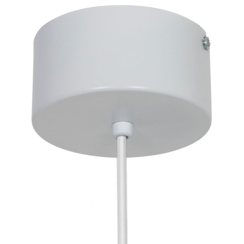 Lampa wisząca GoodHome Hibonit 1-punktowa E27 58 cm biała