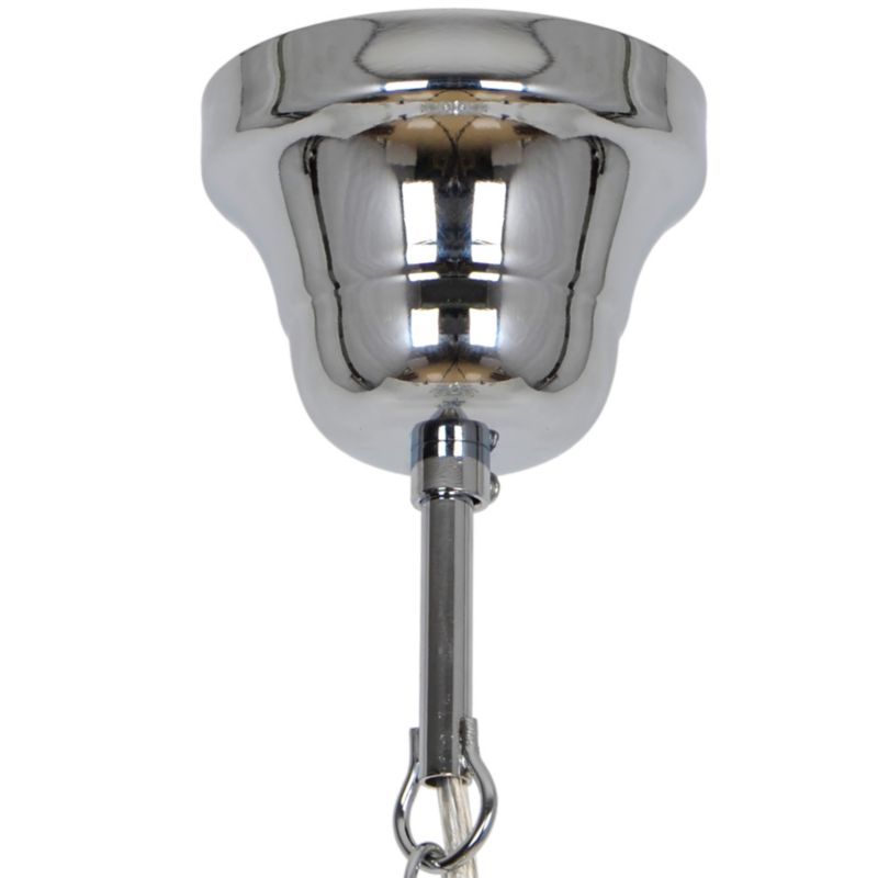 Lampa wisząca GoodHome Hovland 3-punktowa E14 chrom / biała
