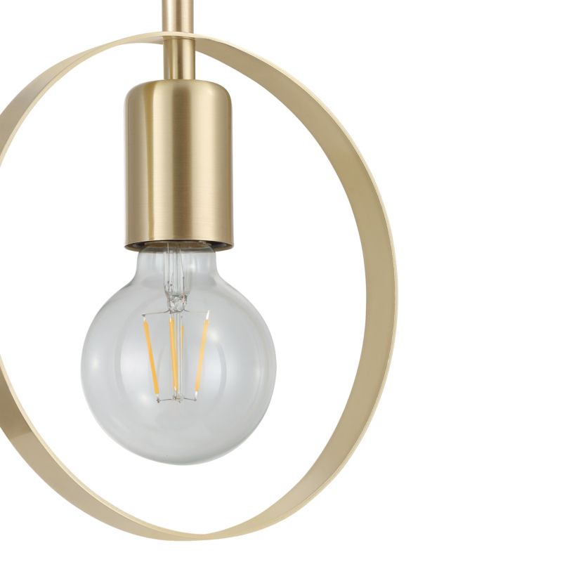 Lampa wisząca GoodHome Kaitains 1-punktowa E27 20 cm złota