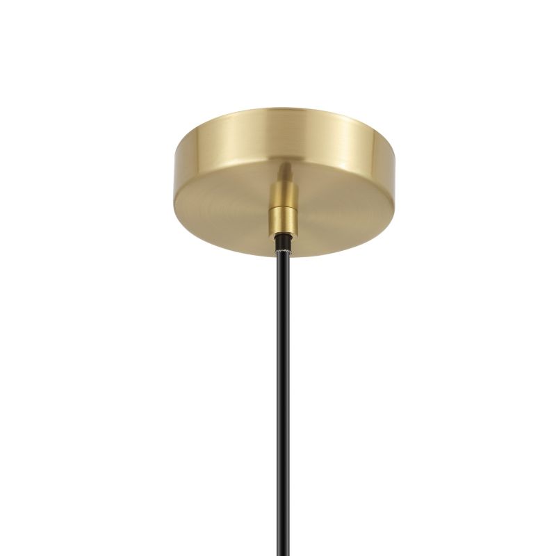 Lampa wisząca GoodHome Kaitains 1-punktowa E27 20 cm złota