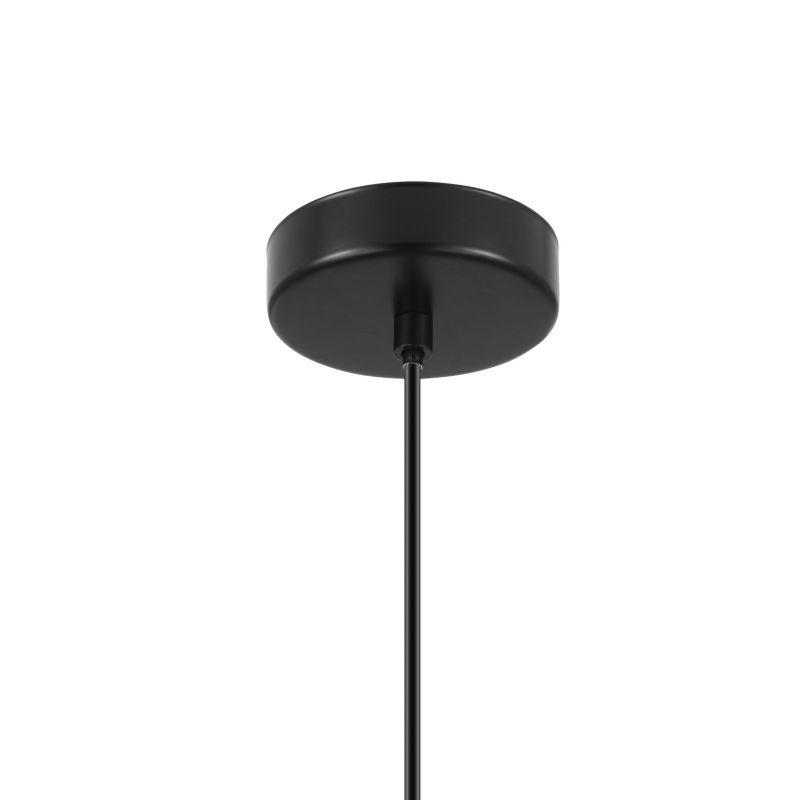 Lampa wisząca GoodHome Kaitains 1-punktowa E27 28 cm czarna