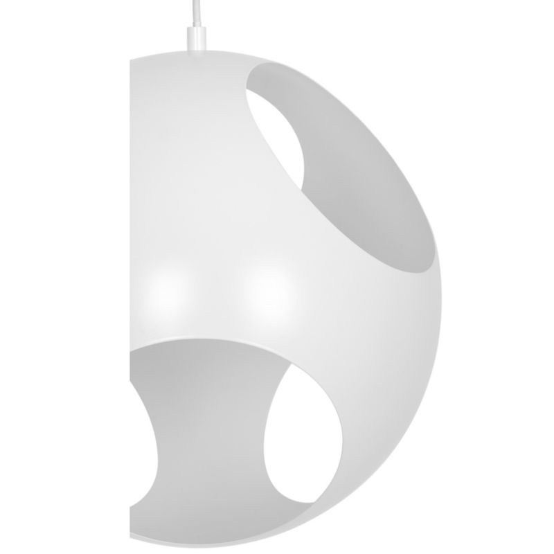 Lampa wisząca GoodHome Kiuc 1-punktowa E27 biała