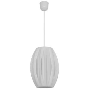 Lampa wisząca GoodHome Lufira 1-punktowa E27 biała