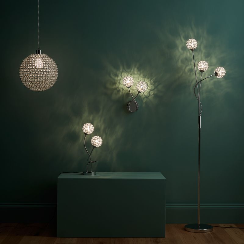 Lampa wisząca GoodHome Mantus 1-punktowa E27 chrom