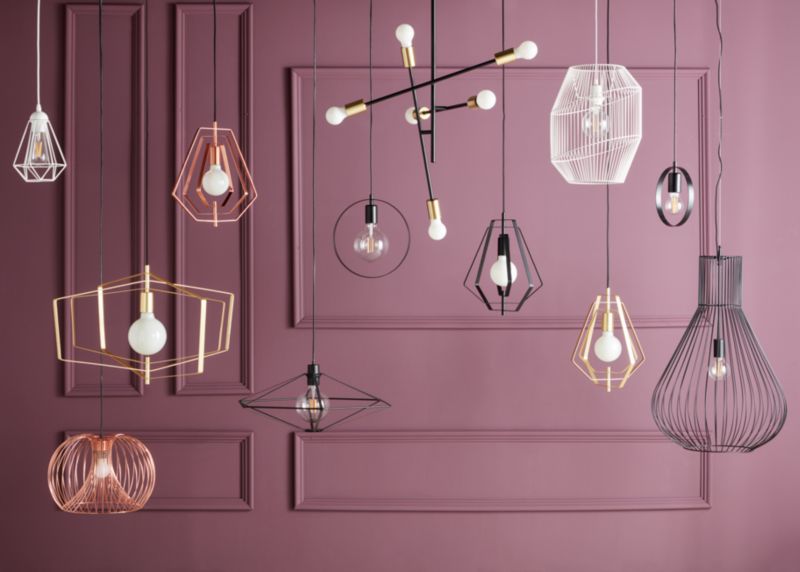 Lampa wisząca GoodHome Monzoni 6-punktowa E27 czarna