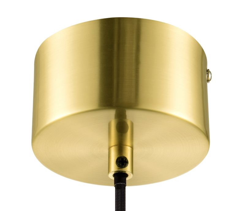 Lampa wisząca GoodHome Nedoki 1-punktowa E27 90 cm mosiądz