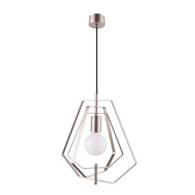 Lampa wisząca GoodHome Nedoki 1-punktowa E27 srebrna