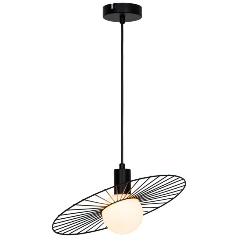 Lampa wisząca GoodHome Odzala 1-punktowa G9 czarna