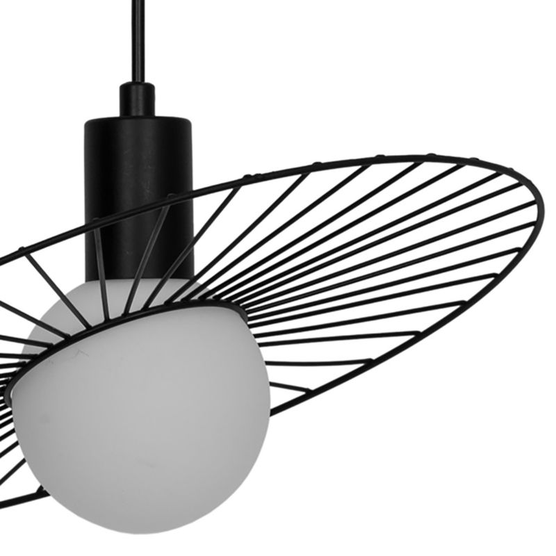 Lampa wisząca GoodHome Odzala 1-punktowa G9 czarna