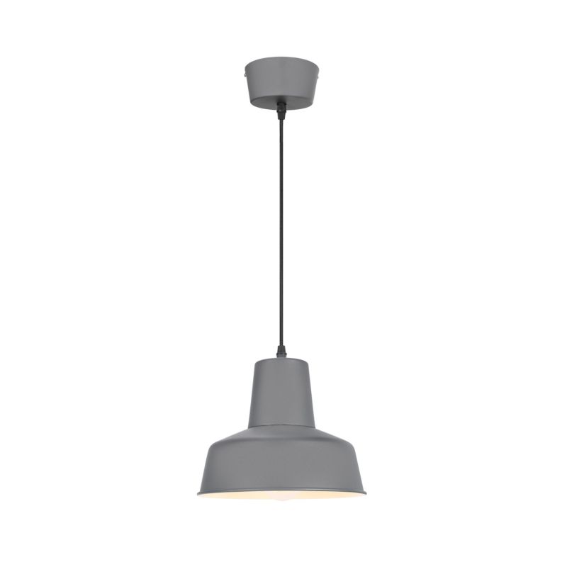 Lampa wisząca GoodHome Orous 1-punktowa E27 24 cm grafitowa