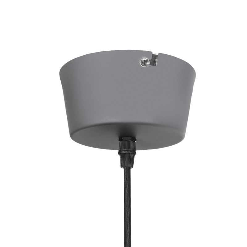 Lampa wisząca GoodHome Orous 1-punktowa E27 24 cm grafitowa