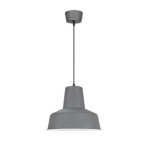 Lampa wisząca GoodHome Orous 1-punktowa E27 43 cm grafitowa