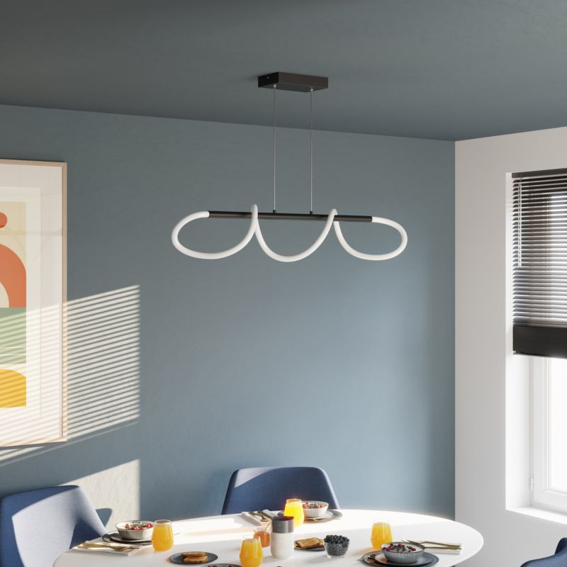 Lampa wisząca GoodHome Pepperberry 1200 lm 4000 K czarna