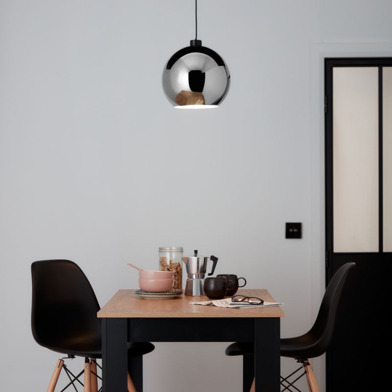 Lampa wisząca GoodHome Pocyon 1-punktowa E27 chrom