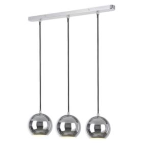 Lampa wisząca GoodHome Roccheta 3-punktowa E14 chrom