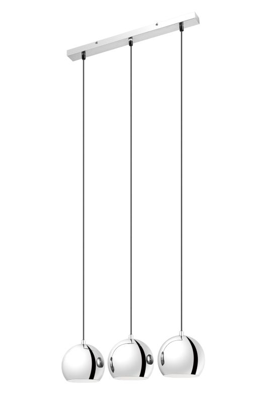 Lampa wisząca GoodHome Roccheta 3-punktowa E14 chrom