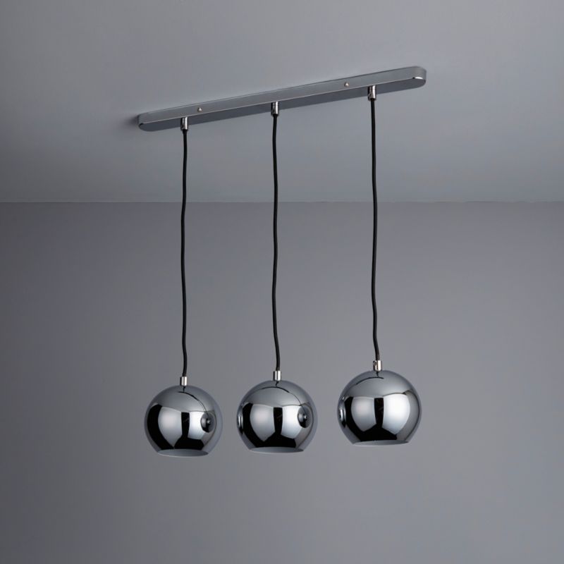Lampa wisząca GoodHome Roccheta 3-punktowa E14 chrom