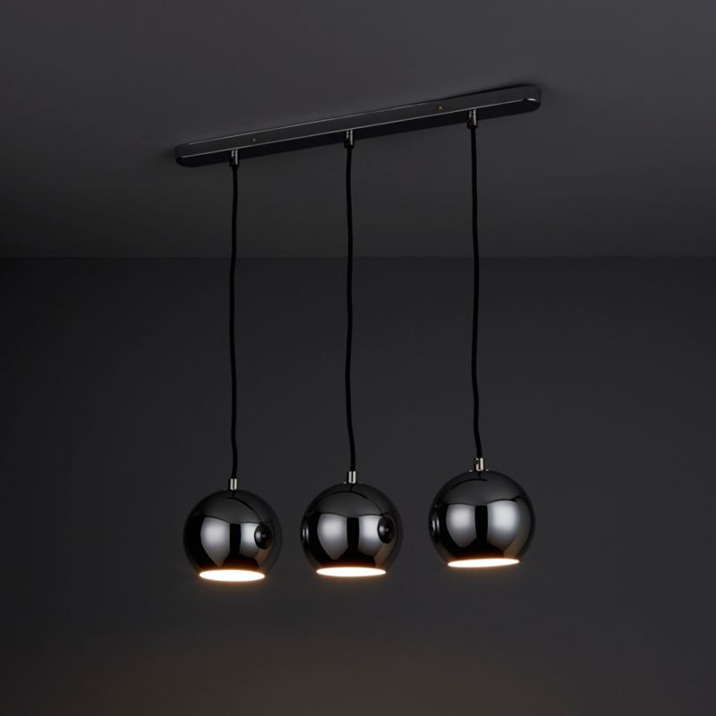 Lampa wisząca GoodHome Roccheta 3-punktowa E14 chrom