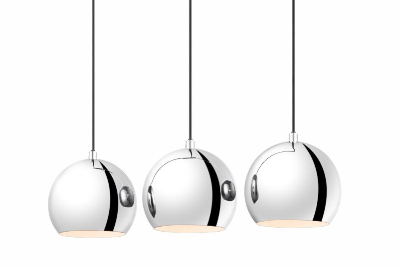 Lampa wisząca GoodHome Roccheta 3-punktowa E14 chrom