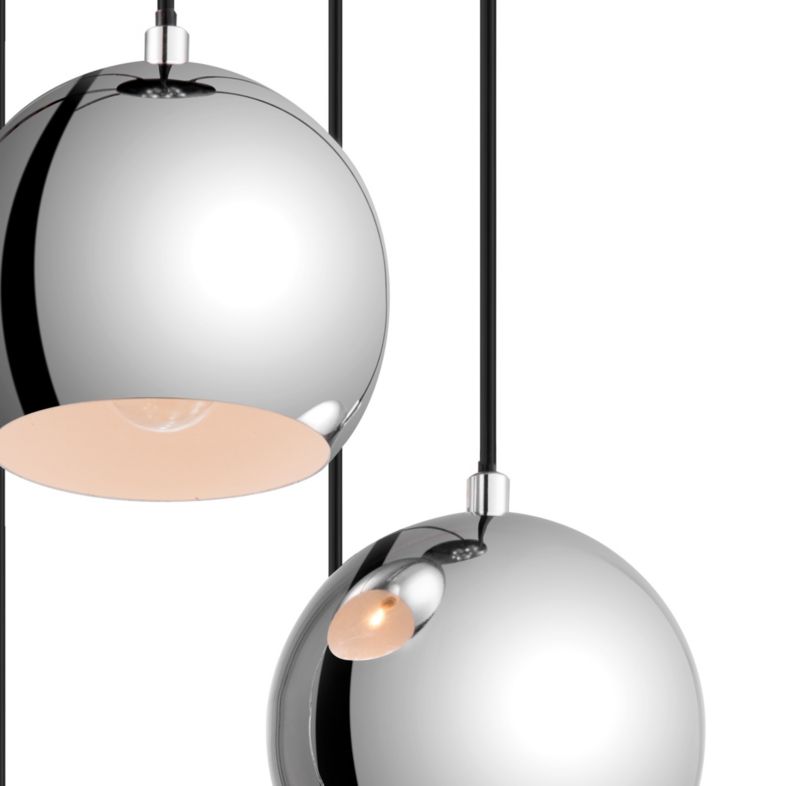Lampa wisząca GoodHome Roccheta 5-punktowa E14 chrom